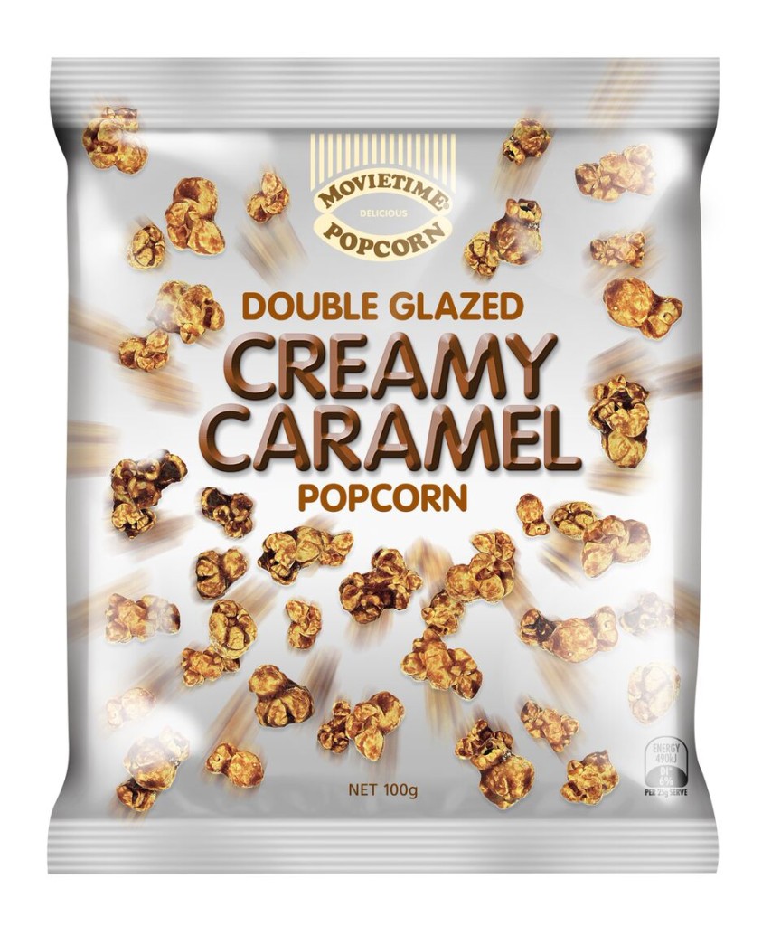 Double Glazed Creamy Caramel Popcorn 100g x12 units Popcorn Australia